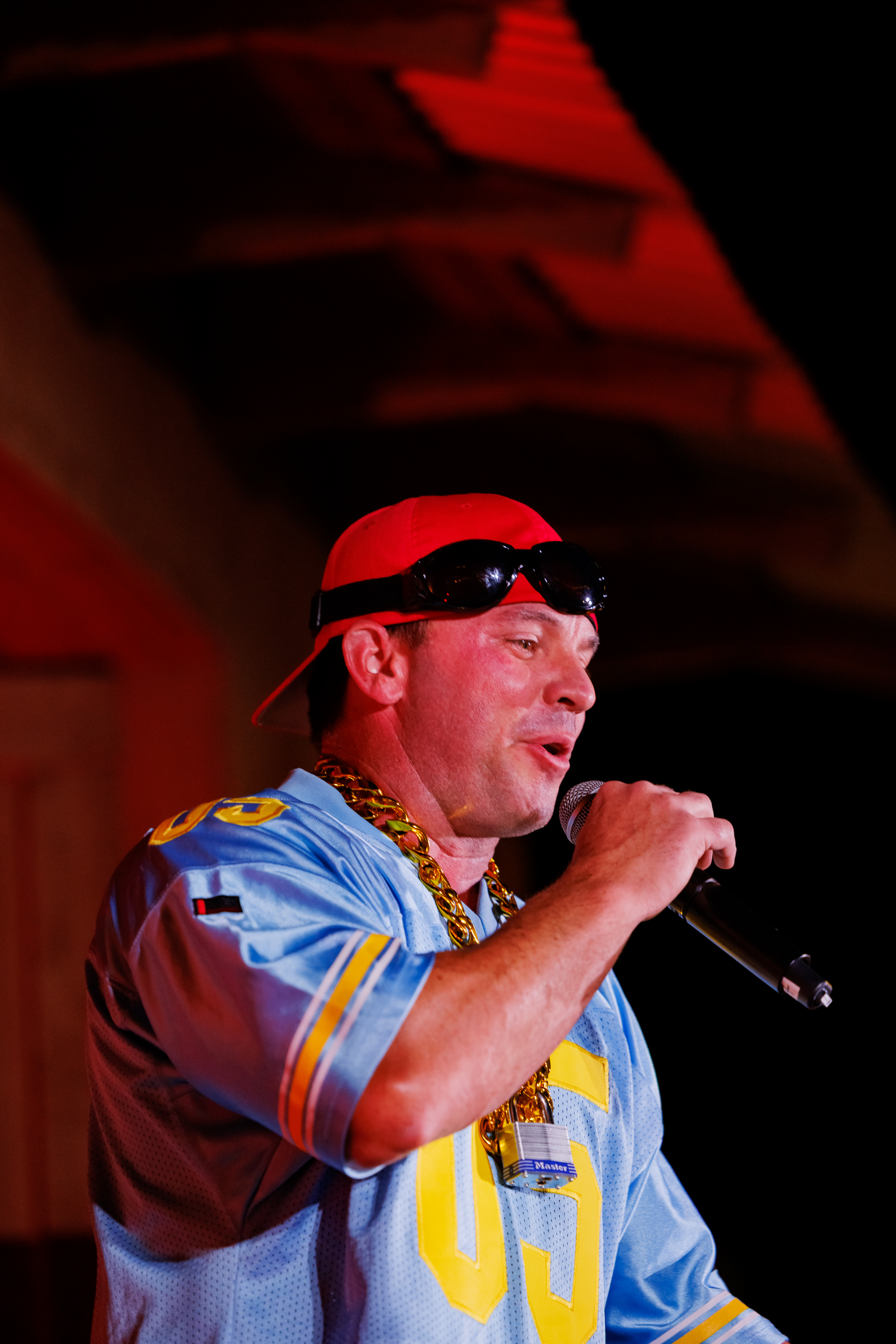 Performer in jersey