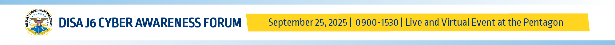 DISA J6 Sept 25 2025 | Live and Virtual at the Pentagon